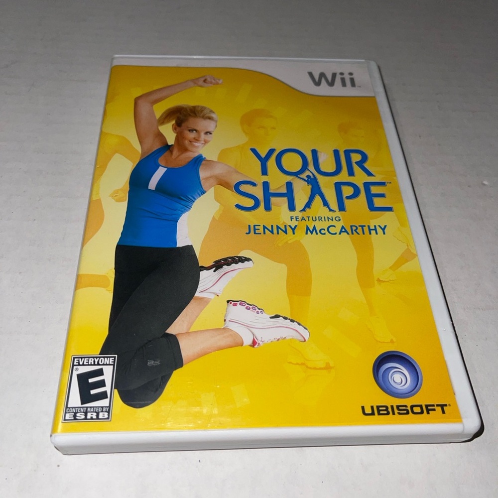Your Shape: Featuring Jenny McCarthy (Nintendo Wii, 2009) Game Only No Camera